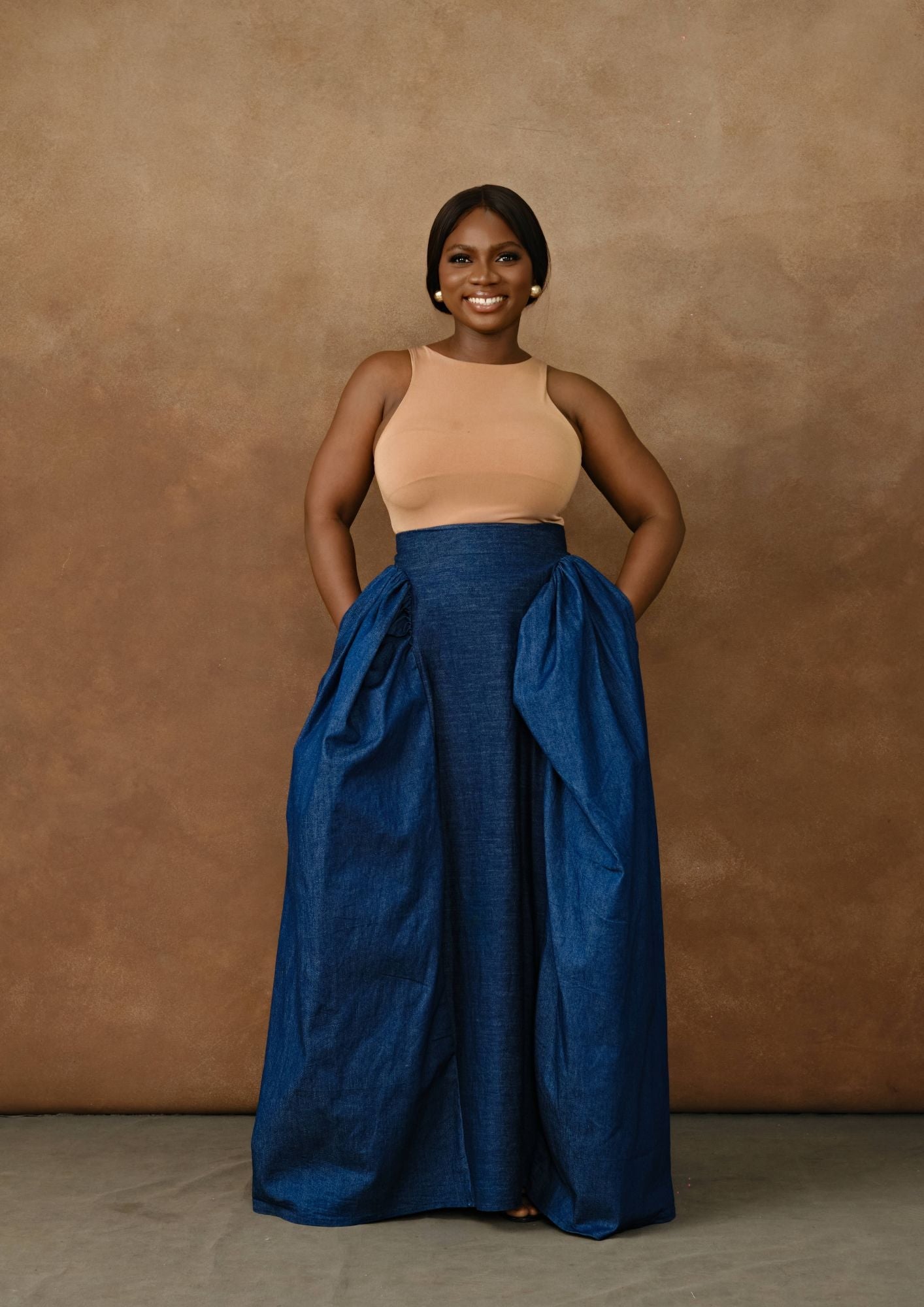 Teniola Denim Skirt